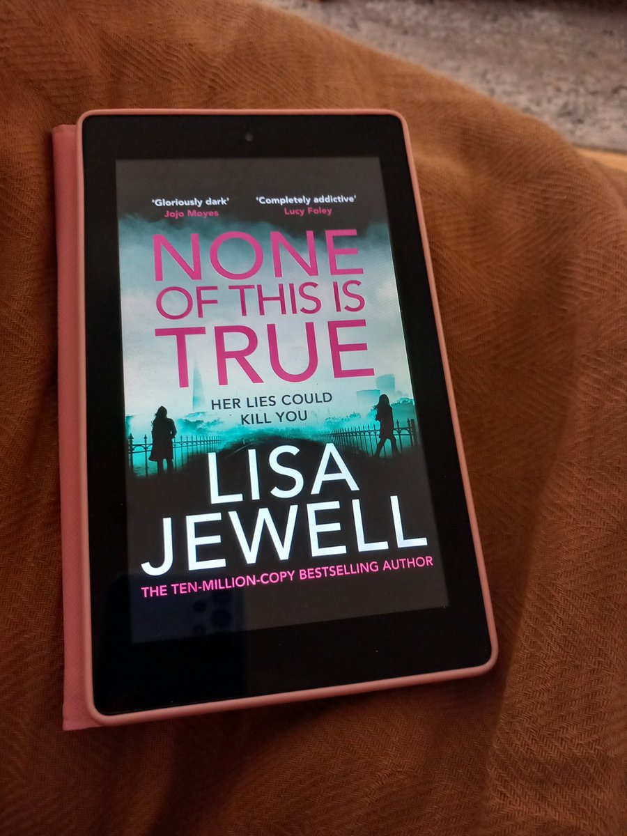 I'm currently on a self-inflicted book-buying-ban. But I just HAD to get this. I cannot wait to read it! #NoneOfThisIsTrue by @lisajewelluk Love her books! 

#publicationday #kindlebooks #thriller #readingcommunity #goodreads