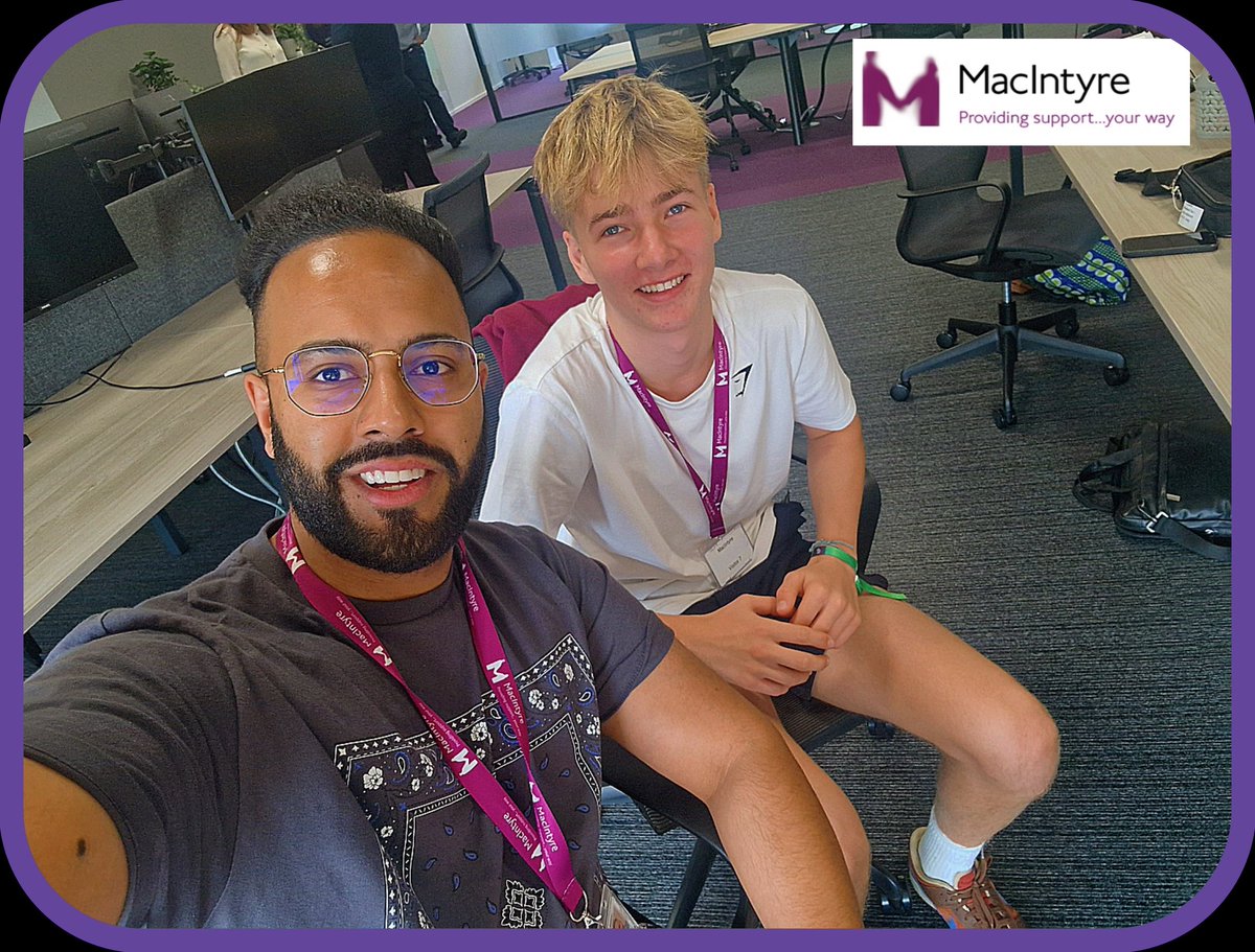 🌟 Celebrating Jack's 2 week work experience at @meetmacintyre 

 Showcasing tremendous character and a willingness to learn.💪📚 Always with a smile, he's an inspiration to youngsters considering a career within MacIntyre one day. 😄

#MacIntyreCharity #InspiringYouth