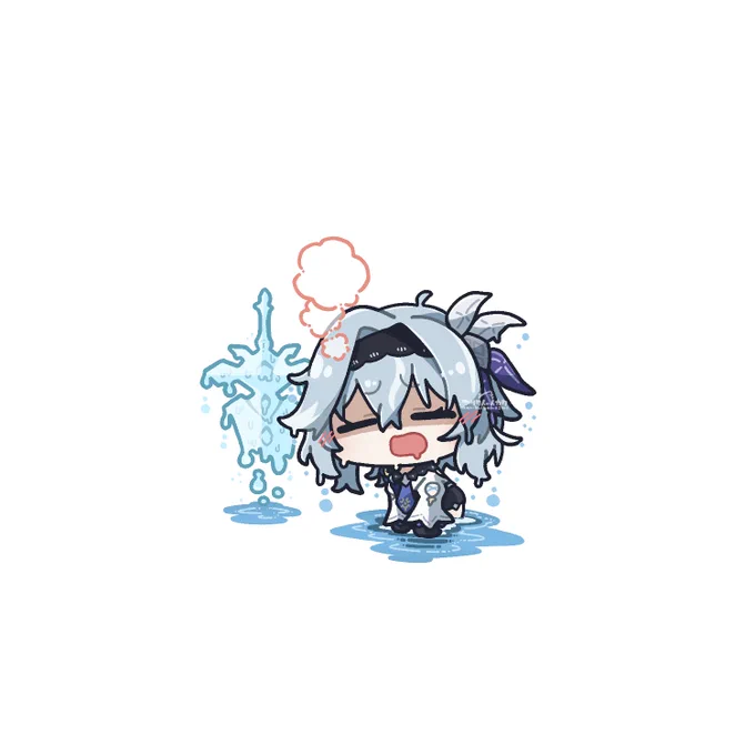 この暑さ…覚えておくわ… #原神 #GenshinImpact #エウルア #Eula