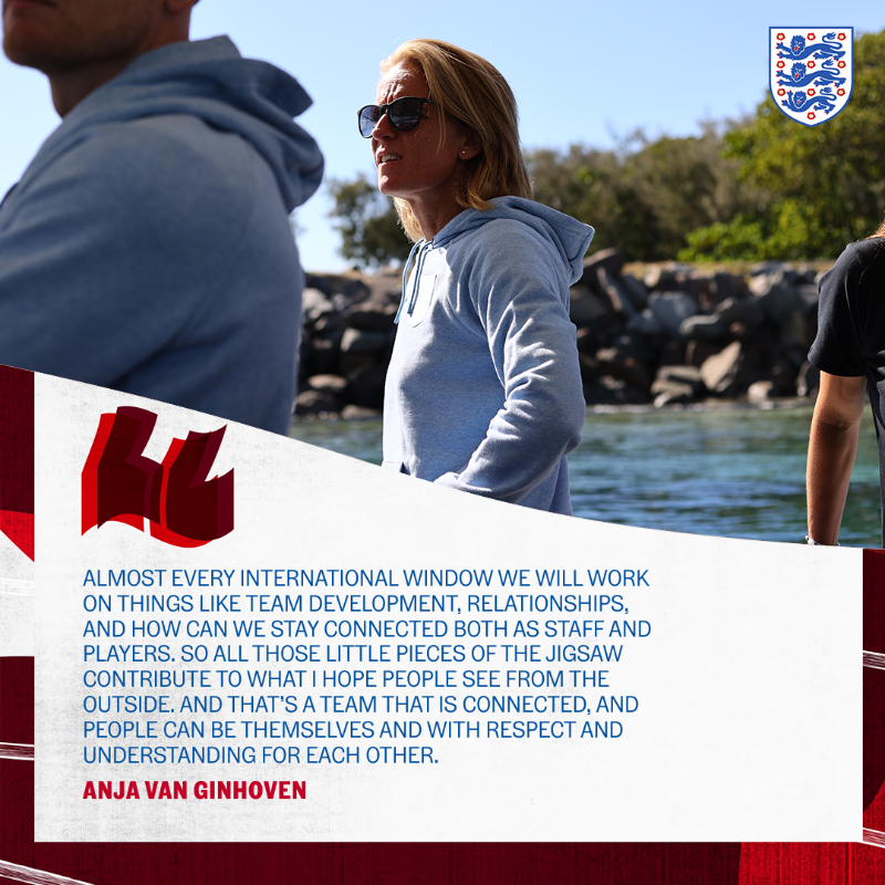 Lionesses's tweet photo. Working hard on – and off – the pitch! 💪

Want to know more about the off-field preparations that have helped the #Lionesses ahead of their @FIFAWWC opener? The team’s general manager, Anja van Ginhoven, reveals all:
