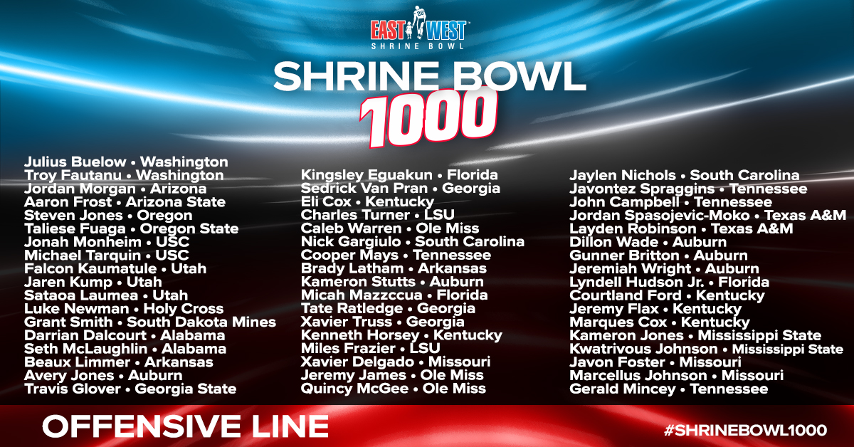 East-West Shrine Bowl tweet media