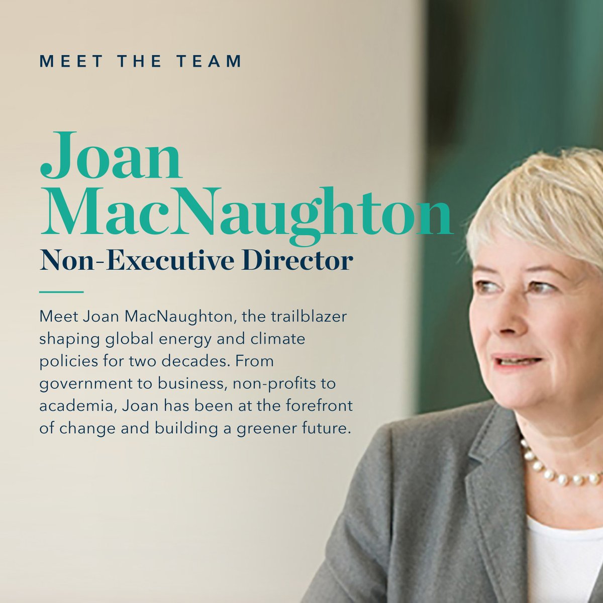 Meet Joan MacNaughton, the trailblazer shaping global energy and climate policies for two decades. From government to business, non-profits to academia, Joan has been at the forefront of change and building a greener future. #ThamesFreeport