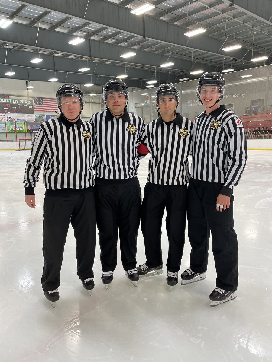 #MJPC23 | We couldn’t do this without our officials!

29 Officials from around the province have been selected to officiate gameplay during the high-performance MJHL Prospect Camp.