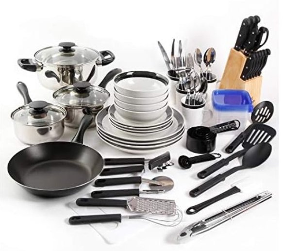 KagsKorner's tweet image. Looking for a new cookware set? This set comes with 83 pieces of nonstick pots and pans, cookware, and much more. Check out our website to get yours delivered directly to you!

kagskorner.com/product/83-pie…

#cookware #cookwareset #potsandpans #stainlesssteel #kitchen #cooking