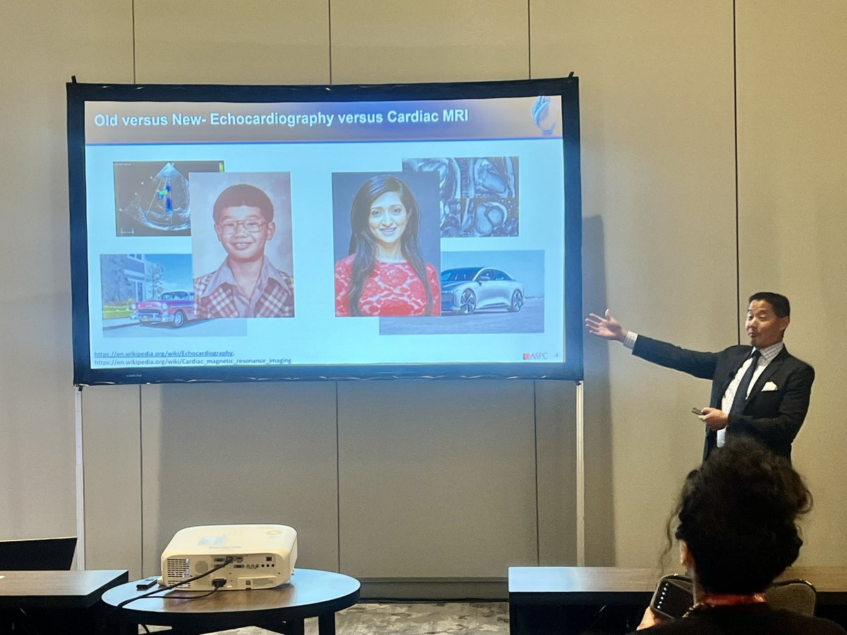 purviparwani's tweet image. @DrEugeneYang trying to compare #Echofirst with #whyCMR for cardiovascular risk assessment! 😜 
You know how to win your audience! 
#ASPC23 
#CVimaging 
@a_l_bailey @ErinMichos @DrMarthaGulati @VietHeartPA @AAHilliardMD