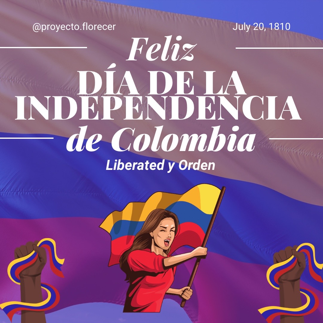ProyectoFlorec1's tweet photo. Hoy celebramos el #DíaDeLaIndependenciaColombiana, ya que conmemoramos los 213 años de la #IndependenciaColombiana. ¡Celebre la resiliencia del pueblo colombiano que luchó por la libertad, la paz y la unidad! https://t.co/tIrqm0UmLn