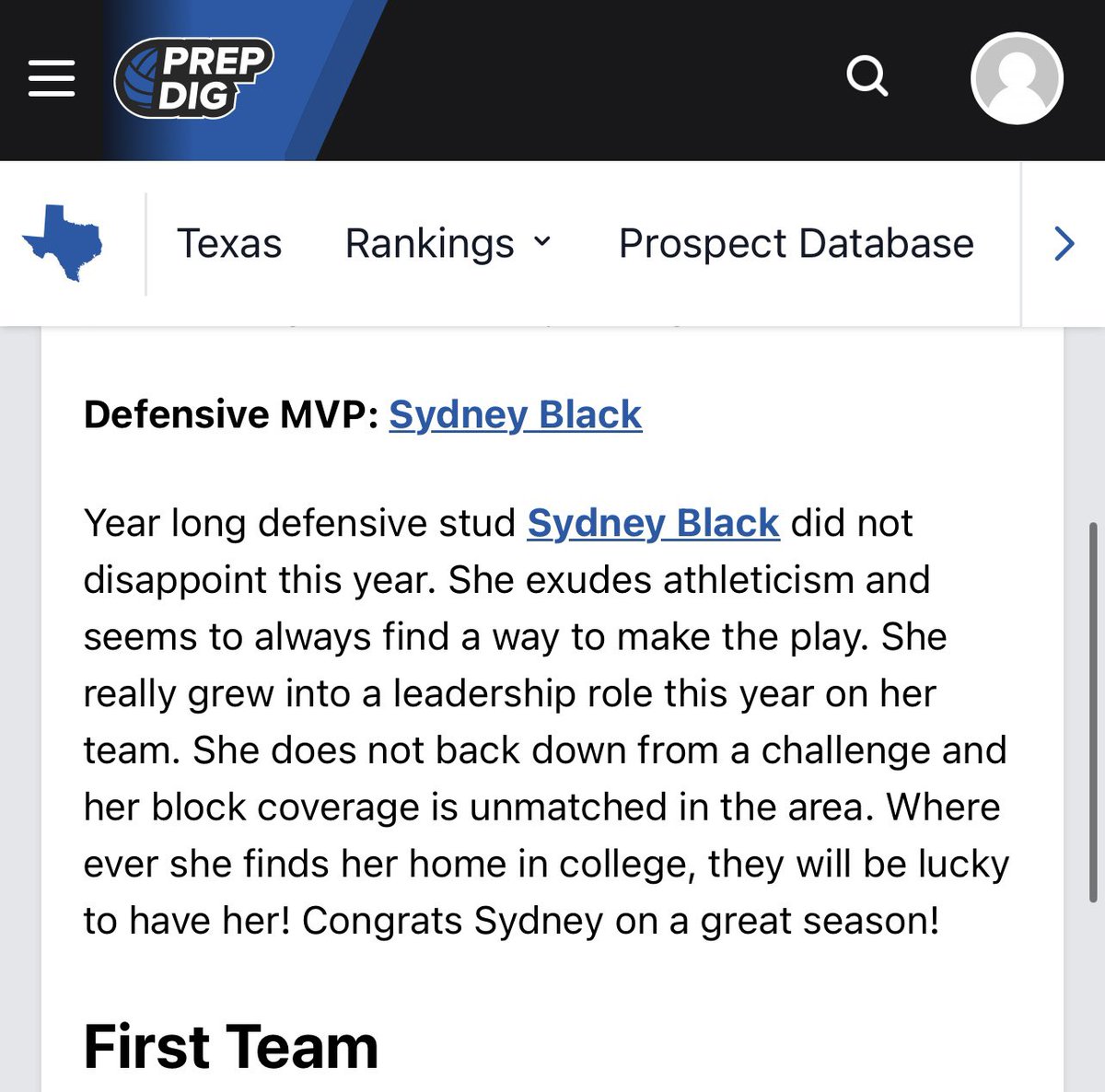 Sydney Black tweet media