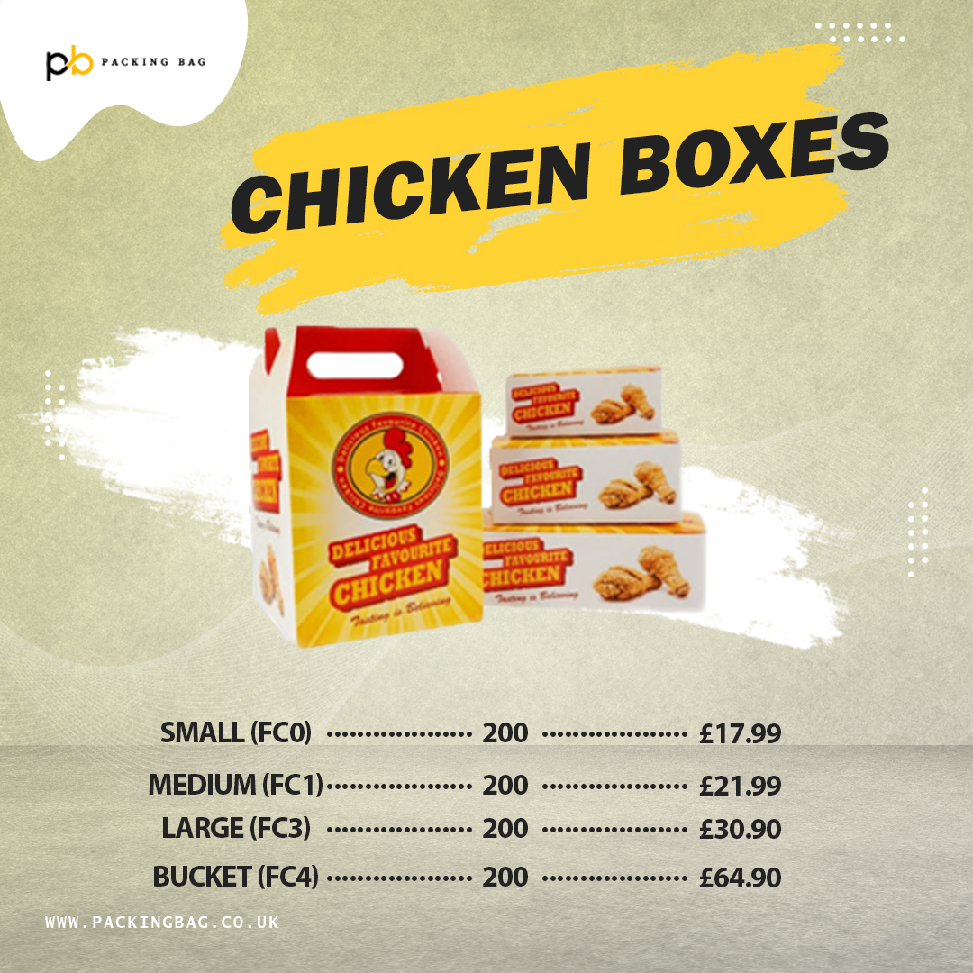 Chicken Boxes
.
#ChickenBoxes
#TakeawayChicken
#FriedChicken
#ChickenToGo
#FastFoodPackaging
#FoodPackaging
#FoodToGo
#ConvenientEating
#FoodContainers
#grabandgo