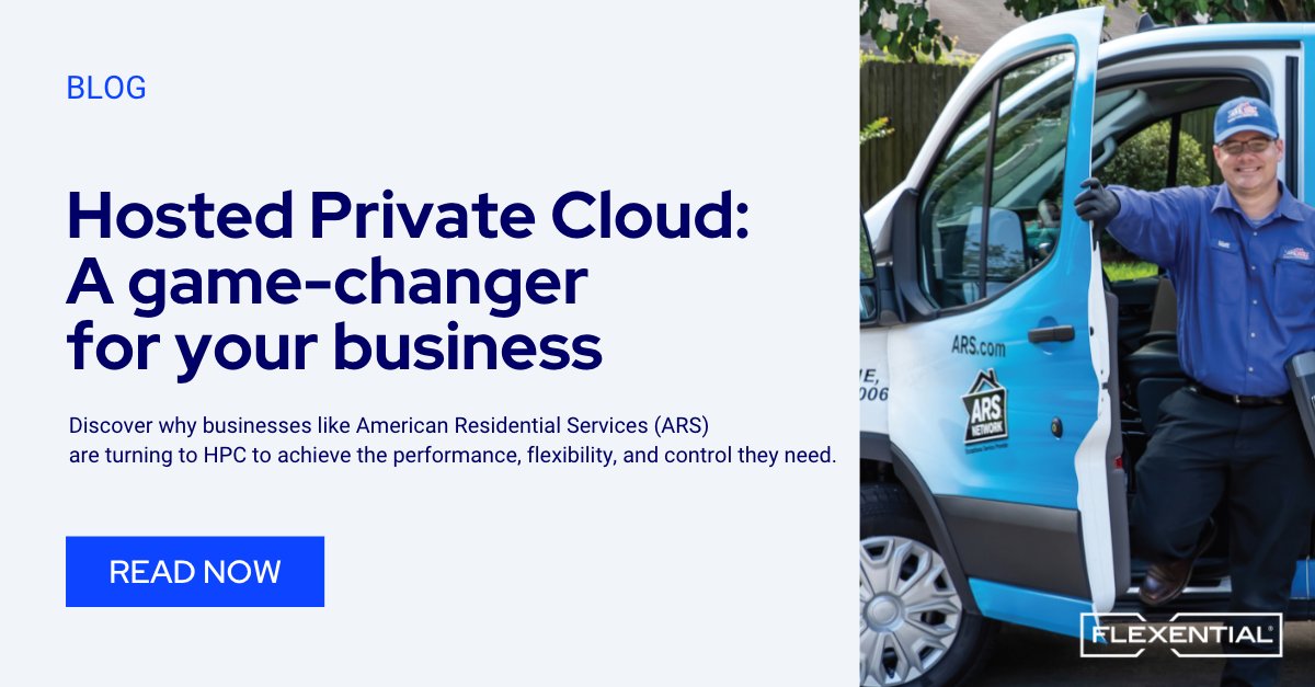 🌟 See how American Residential Services transformed their business with Hosted Private Cloud. Discover the power of HPC for your organization and unlock unprecedented control, performance, and scalability. 

flx.tl/ObuX50OZNIU

#CloudSolutions #CustomerSuccess