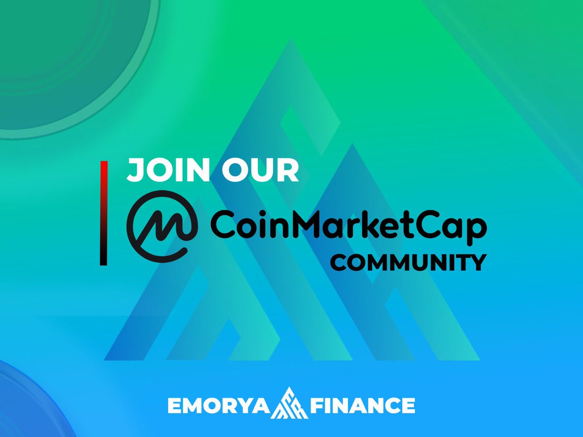 EmoryaFinance's tweet photo. 🥳We are proud to announce that Emorya is joining the @Coinmarketcap Community!

Follow us on : https://t.co/6F29pnB48Z

#Crypto #blockchain #earn #money #xportal #MultiversX @xPortalApp @MultiversX @MultiversX_NFTs https://t.co/x1FuqjwTeo