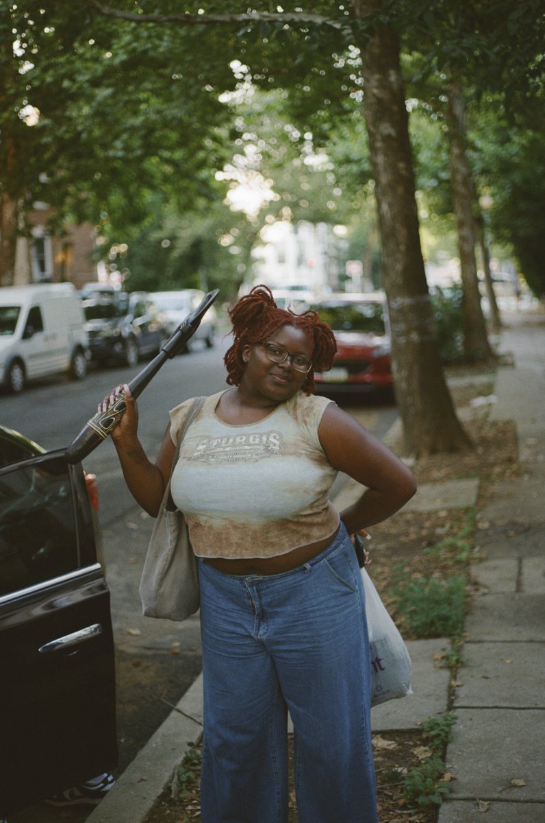 stole this african wood statue from an old white woman at a flea market