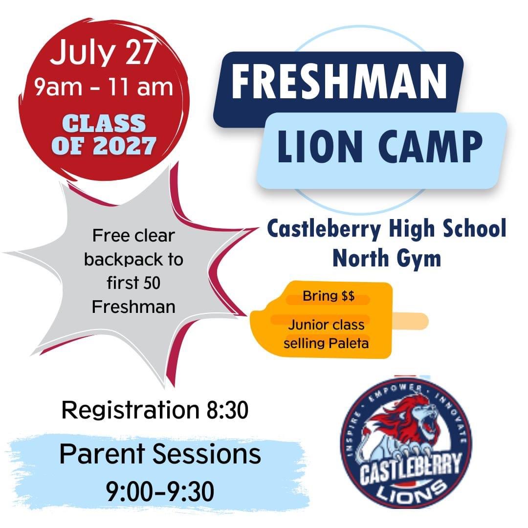 #CHS_Lions spread the word to the Class of 2027! 🗣️🦁