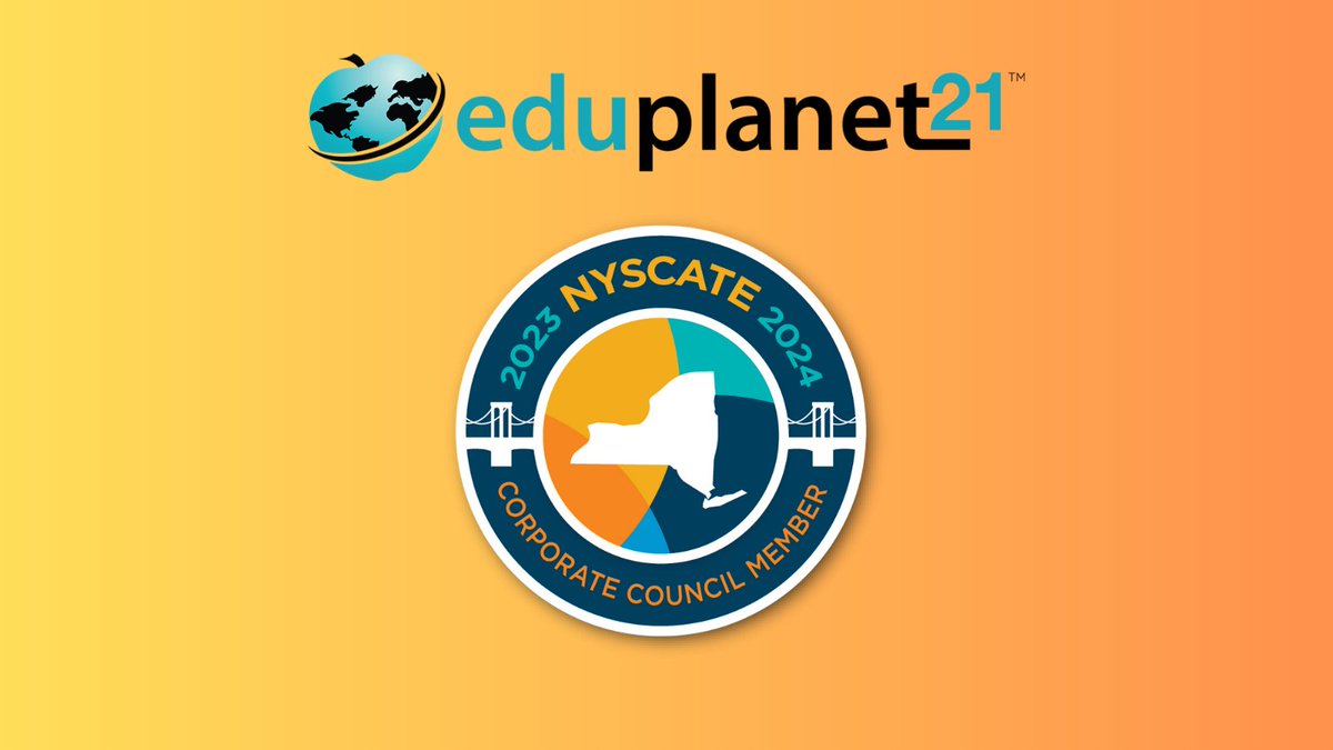JeffColosimo's tweet photo. @Eduplanet21 is excited to announce that we are a 2023-2024 NYSCATE Corporate Council Member! https://t.co/qoVR9irCKS