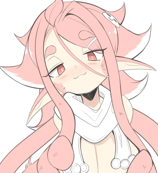 I gave my OC Mochi a new comfy scarf 