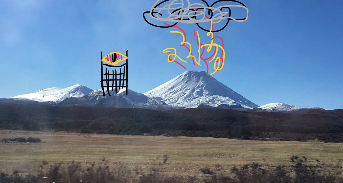 Sitting in Tenerife with <a href="/drones4geology/">drones4geology</a> talking about how much we love New Zealand and he pulls out this gem from his travels. Love it.