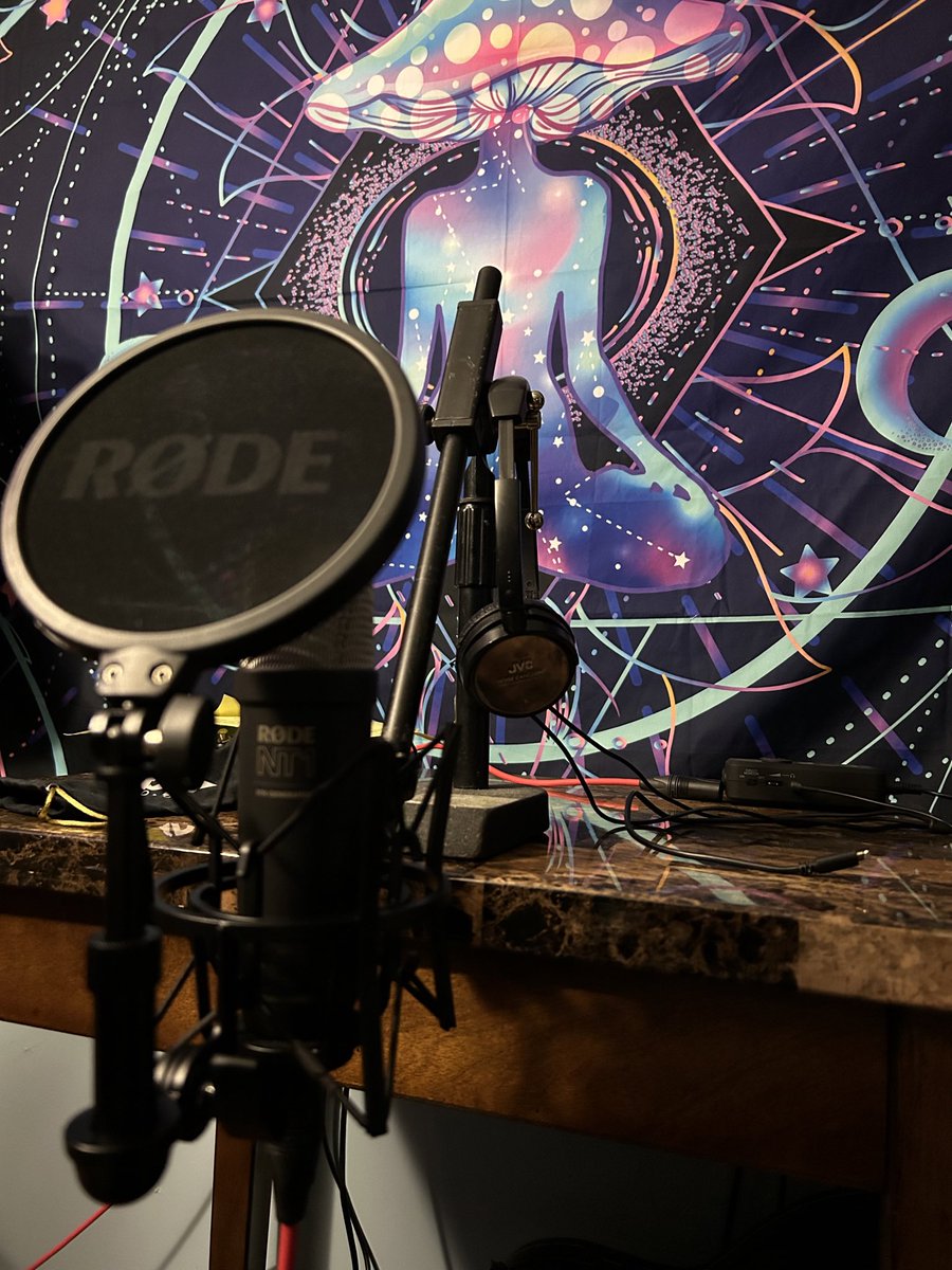 Ok Ngl, I’m kicking my self for waiting so long to invest in a quality condenser mic. 
Spent literally 20 minutes this morning just testing it on a few open air acoustic recordings and holy hell what a game changer. 

@rodemics #NT1 #Web3 https://t.co/DlqLVnoWqY