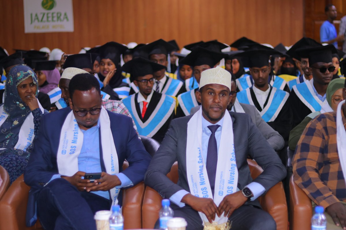 SOSCVSomalia's tweet photo. Today, we celebrate the 17th convocation ceremony at SOS Nursing College, where 63 young people received their Diplomas in Community Health Nursing and Midwifery.  We are proud of their accomplishments, and we know that they will make a difference as nurses and midwives. https://t.co/Tcfmc4n0pZ
