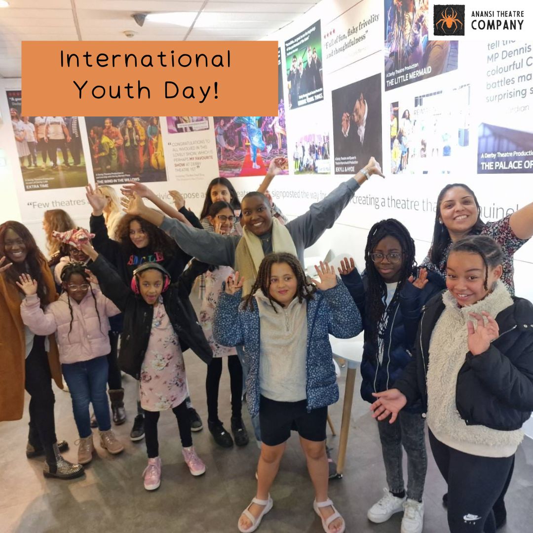 🌟🌍 Happy International Youth Day! 🎉 We celebrate all the young talents we've worked with in our sessions. Your passion and creativity inspire us! 🌈🎭 #InternationalYouthDay #AnansiTheatre 🌟🤗