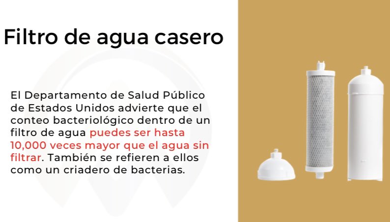 naigilyn's tweet photo. @boriliciouss Fabricantes de agua embotellada no tienen la obligación de presentarle a la EPA como limpian el agua. Lo recomendado para el hogar es un sistema de purificación, ya que los filtros son conocidos por el Departamento de Salud como un criadero de bacterias. https://t.co/7F0VvXRAZD