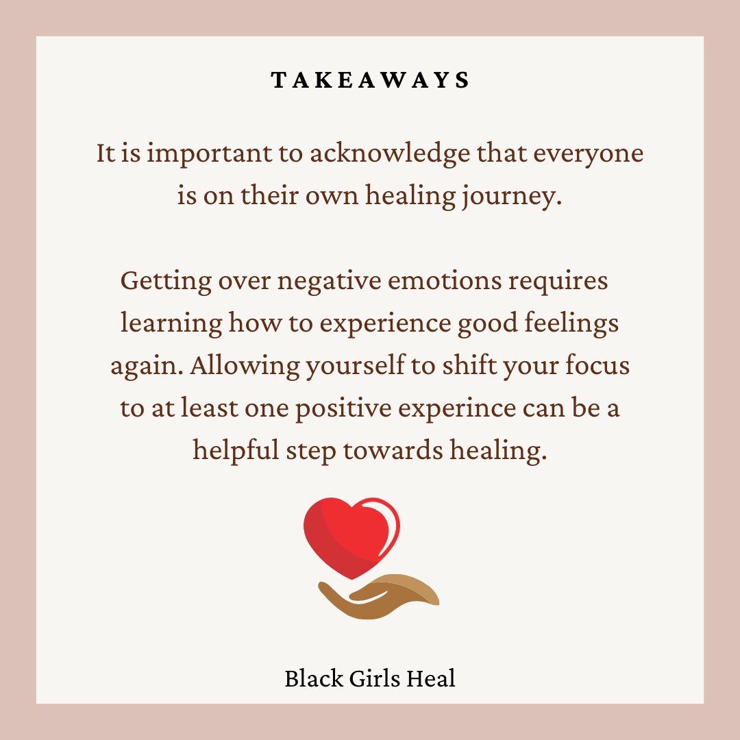 livingFREElab's tweet image. In this episode of Black Girls Heal, Shena Lashey reviews the steps you can take to retrain your body to allow healing through positive experiences. Swipe through this post to learn more!

#Selfcompassion #SeekingHelp #Selflove #Healing #Affirmations