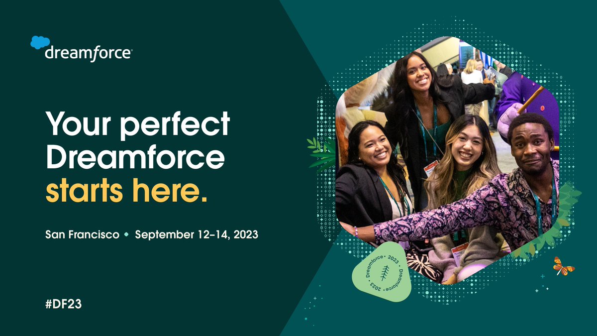 Whether it's your first of fifth time at #DF23, you may be wondering where to begin. Check out the Trail Maps to help you create your own learning adventure based on your career, industry, and interests: sforce.co/3DmFhQg