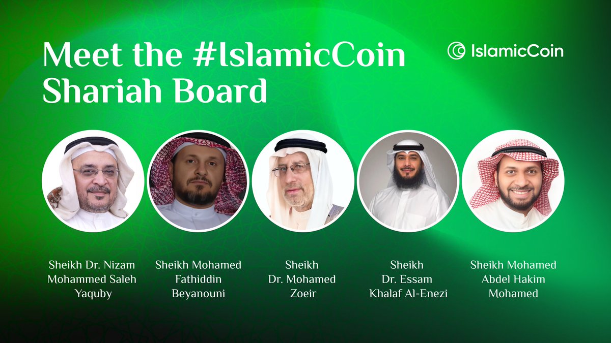 Islamic_Coin's tweet photo. Meet the #IslamicCoin Shariah Board, the guardians of our compliance!

Their diligent efforts ensure projects on @The_HaqqNetwork meet Shariah-compliance standards. https://t.co/yWDCFSxFWZ
