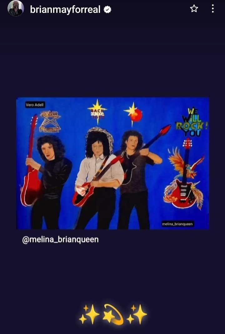 Veroadell's tweet photo. Thank you so much for sharing my drawing on your feed, I love you so much @DrBrianMay @brianmaycom #briart #brianmayart #bri #brianmay #brianmaycom https://t.co/95zbeVRu21