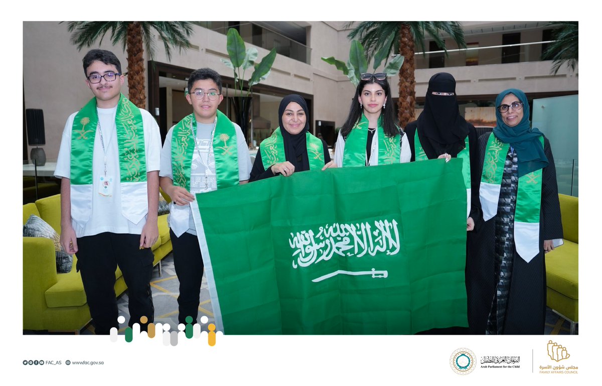 FAC_SA's tweet photo. استقبل #البرلمان_العربي_للطفل أعضاء الوفد السعودي المُشارك في أعمال الجلسة الثانية من الدورة الثالثة بعنوان "الطفل العربي جهد مستدام من أجل المناخ" المُقامة في إمارة الشارقة.
#مجلس_شؤون_الأسرة https://t.co/KTTzqO9wa9