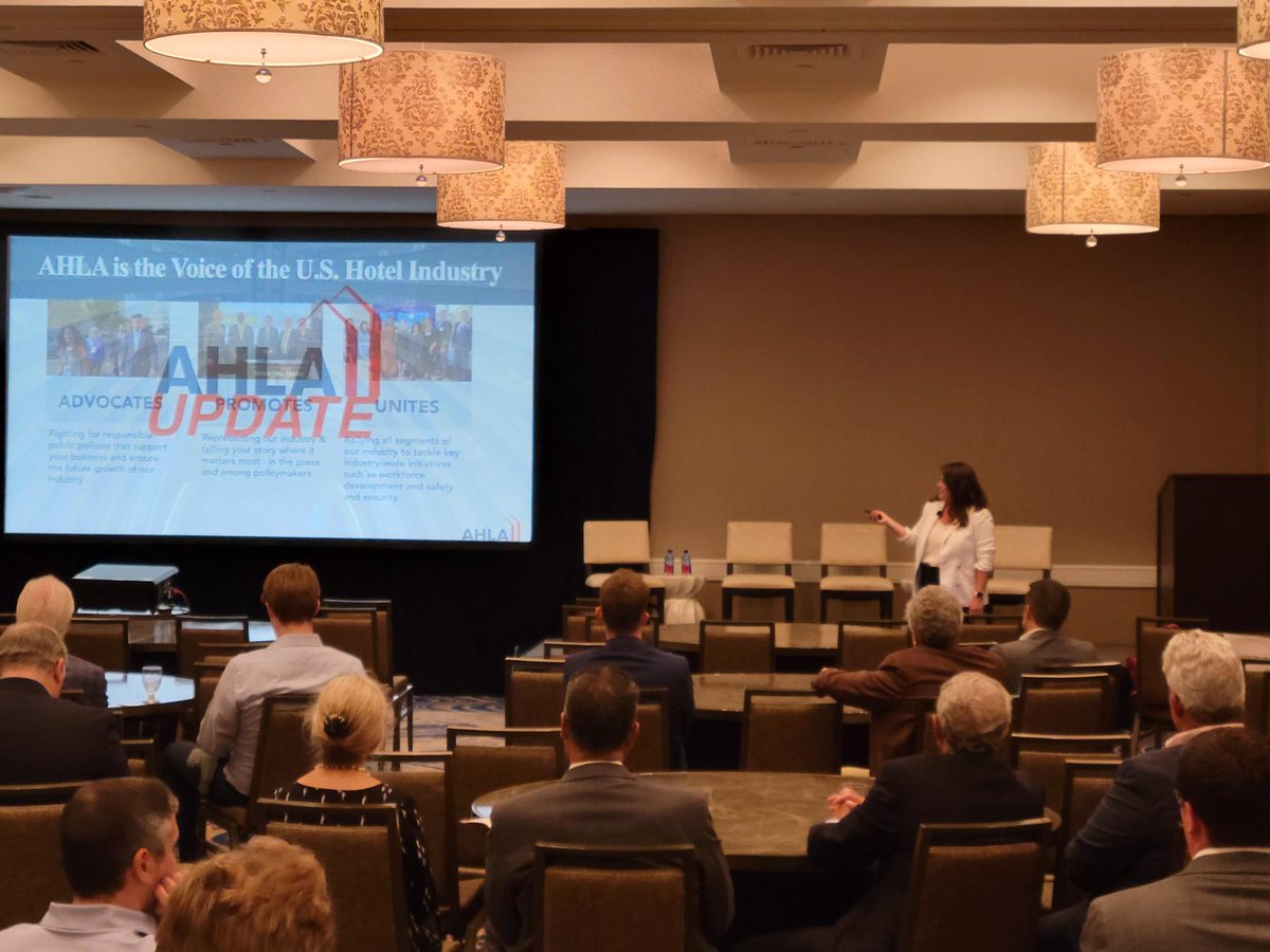 Promoting hotel industry advocacy victories. That's what AHLA's Sarah Bratko discussed with attendees of the ALIS Summer Update in Boston. The series consists of four events around the country -- each with its own unique program and networking opportunities.

Thanks to