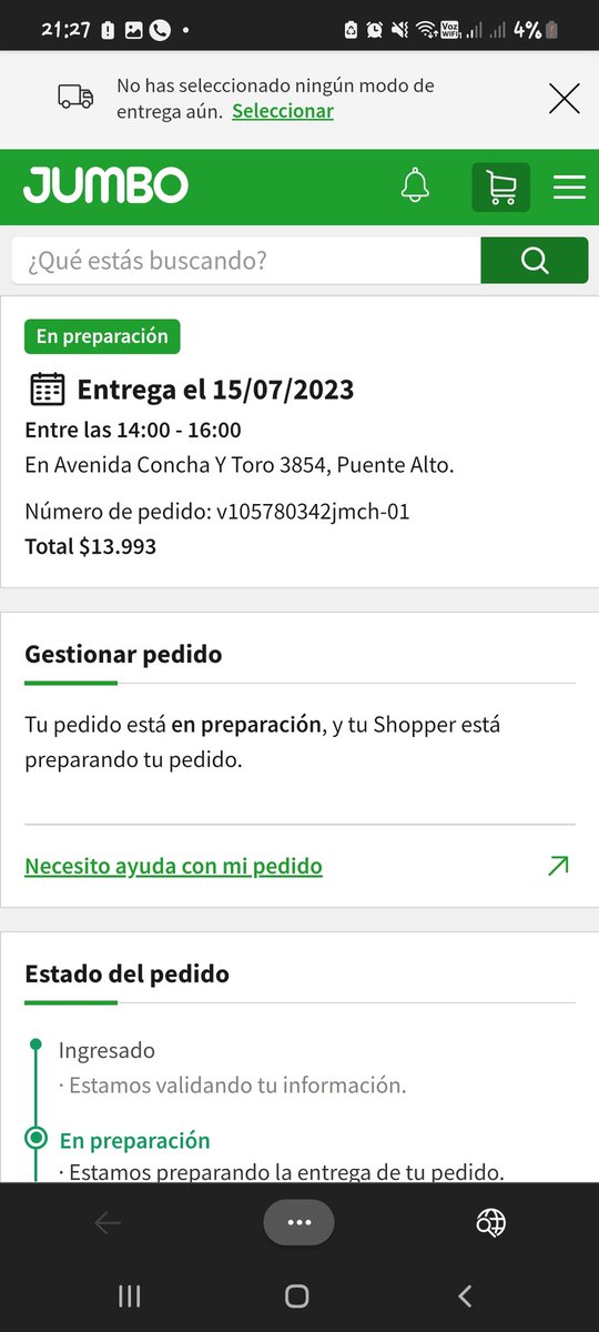 Loremt5's tweet photo. @JumboChile una burla compro un producto que nunca tuvieron y no pudieron entregarlo y me lo cobraron el mismo día y han pasado 5 días y aun no me hacen el reembolso de dinero.. un asco comprar de forma física o por internet.. https://t.co/6aOXQClcPS