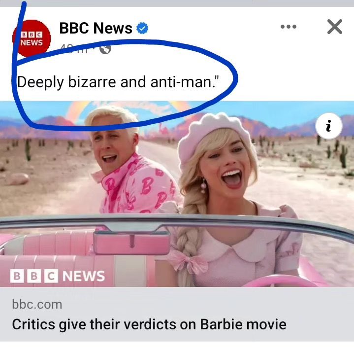 The funniest thing ab dudebros whining ab #Barbie is that, if you actually finish the film (&amp; if you at least finished 5th grade), you’ll find that the gender commentary is ultimately very even-handed &amp; very empathetic to the Kens so ltrly none of these critiques are even correct