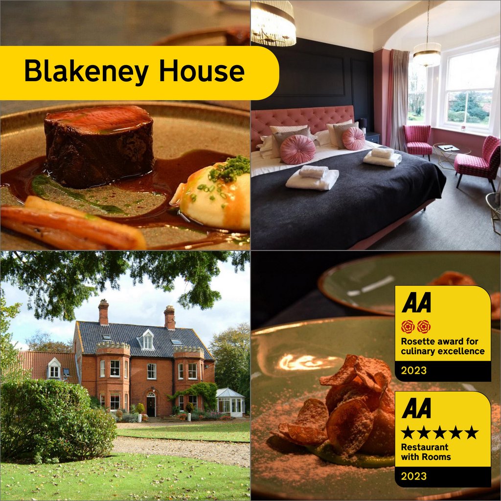 AAHospitality's tweet photo. Blakeney House, awarded 2 #AARosettes &amp; 5 #AAStars!

Enjoy a real combination of history and homeliness in this lovely Victorian property featuring modern bedrooms with garden views &amp; a welcoming bar. 

Take a look > https://t.co/FcZovTm17j 

#AALatestRated #Norfolk https://t.co/fXNPuy7WhQ