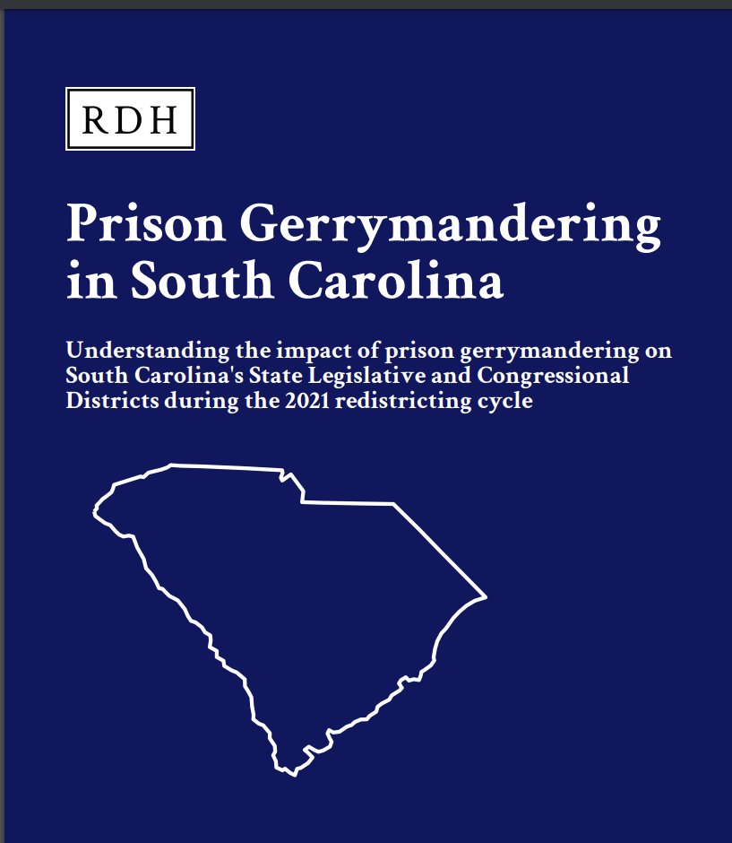 SouthInterest's tweet photo. I am pleased to announce the recent release of several reports on prison gerrymandering, including reports on states with and without statewide reforms in the 2021 redistricting cycle.  @AllisonJRiggs @scsj @prisongerrymandering @EwGerrymander @scdp @SCDemocrats @leonhowardsc76 https://t.co/F4liJQSXAr