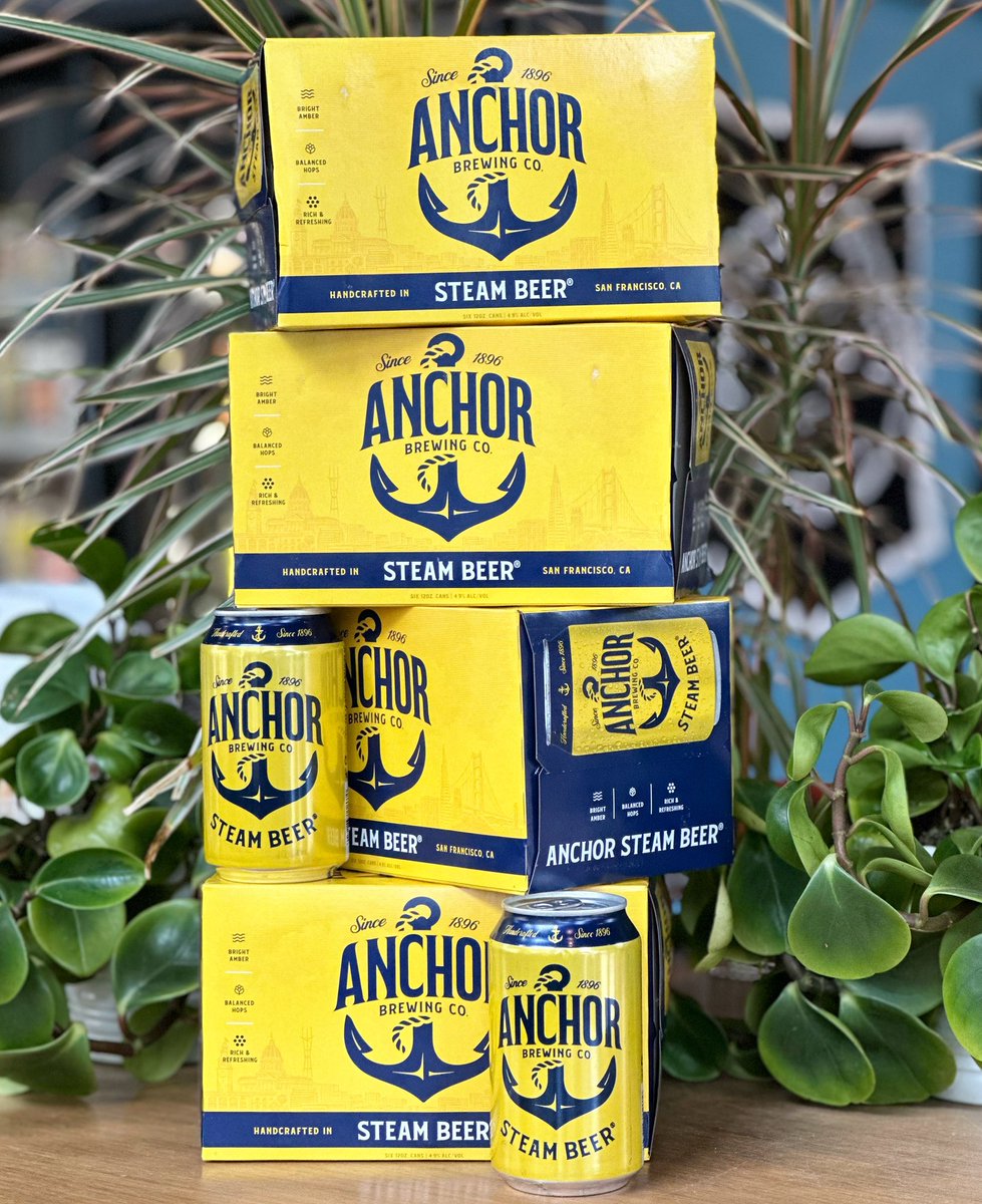 DeptofbeerWine's tweet photo. Grab some of what will probably be one of our last drops of @anchorbrewing . Thank you for all the good times. Hoping for a resurrection! #steambeer #calibeer https://t.co/8ZuhIjgbbQ