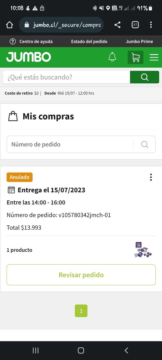 Loremt5's tweet photo. @JumboChile una burla compro un producto que nunca tuvieron y no pudieron entregarlo y me lo cobraron el mismo día y han pasado 5 días y aun no me hacen el reembolso de dinero.. un asco comprar de forma física o por internet.. https://t.co/6aOXQClcPS