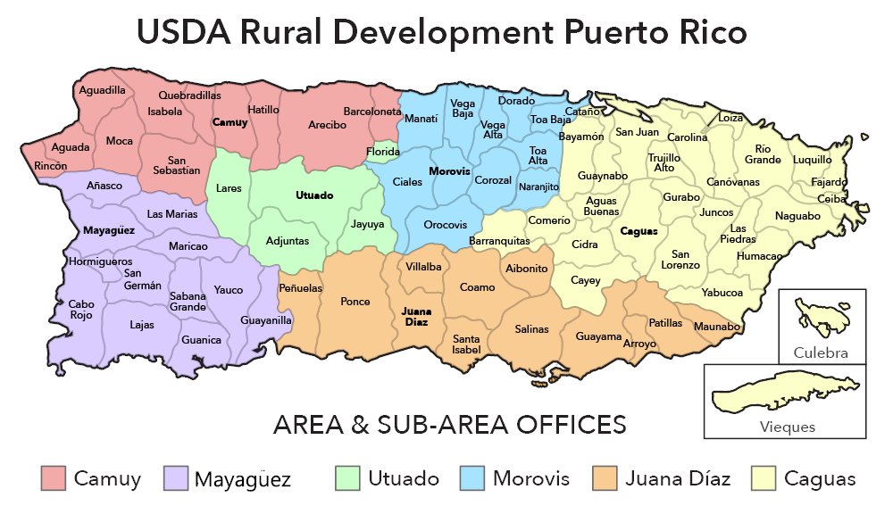 <a href="/RD_PuertoRico/">Rural Development PR</a>  announced that USDA is launching a pilot program to make it easier for people to access loans and grants to repair homes damaged by Hurricane FIONA.
rd.usda.gov/pr