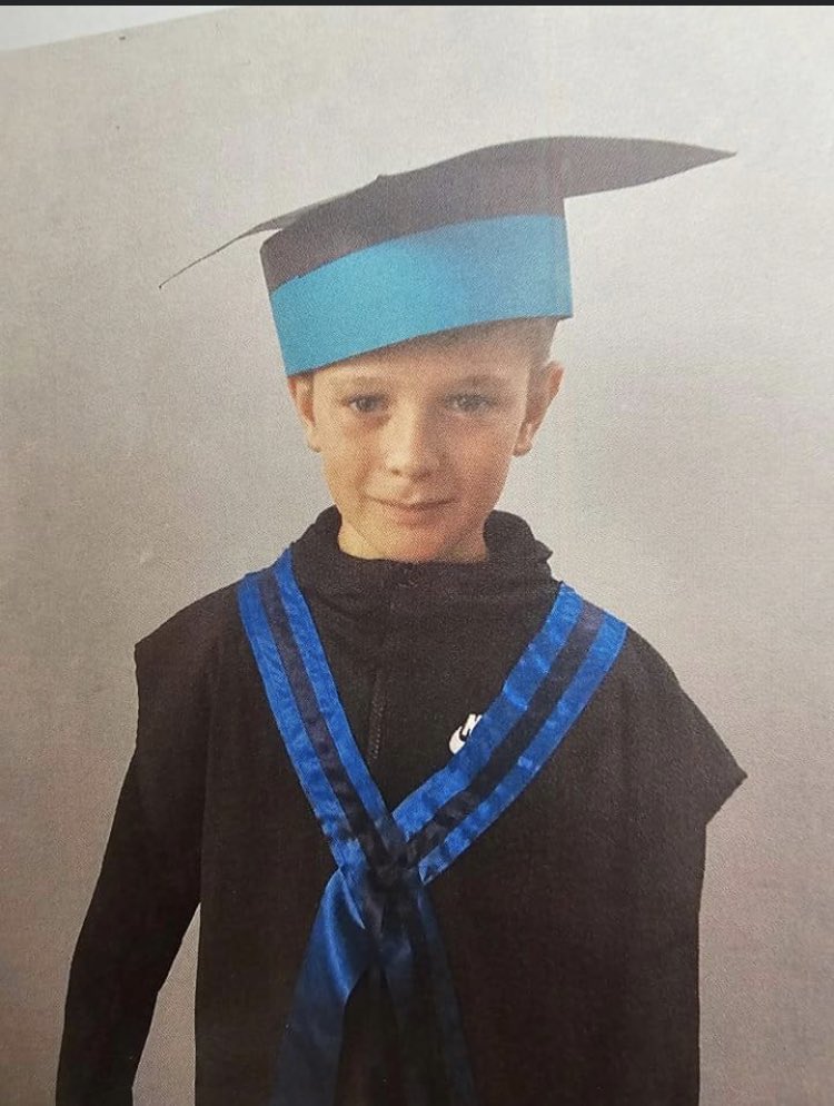 My oldest nephew graduated from primary school today he doesn’t break up until next Friday they are 9 years between us we fight like car and dog but I do really really love him so so much