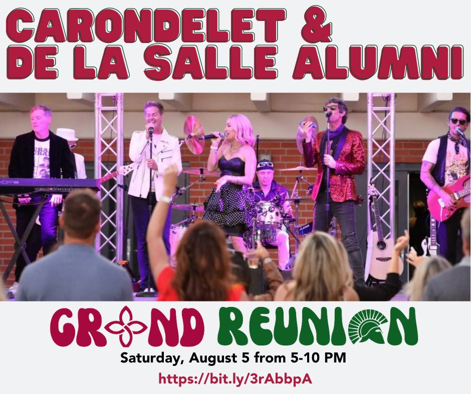 We are inviting the entire 21+ Alumni community to our CHS/DLS Grand Reunion on August 5. Tickets include food, drinks, & entertainment. Buy Now, price increase at the door: bit.ly/3rAbbpA