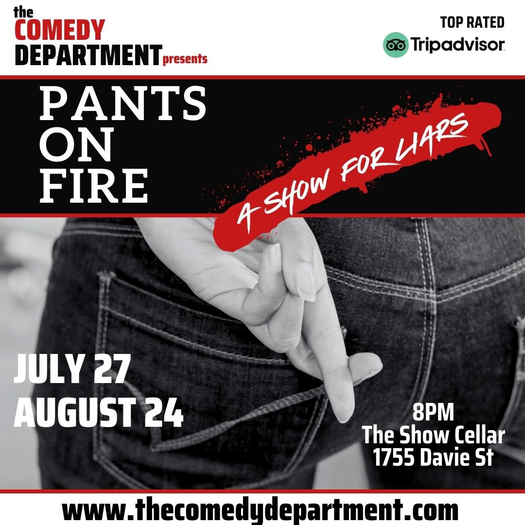 In 20 years as an improviser Pants On Fire has been the most satisfying and most fun to perform. The Comedy Department is offering two performances this summer. Come check it out! It’s Whose Line Is It Anyway meets The Liars Club! Tix thecomedydepartment.com