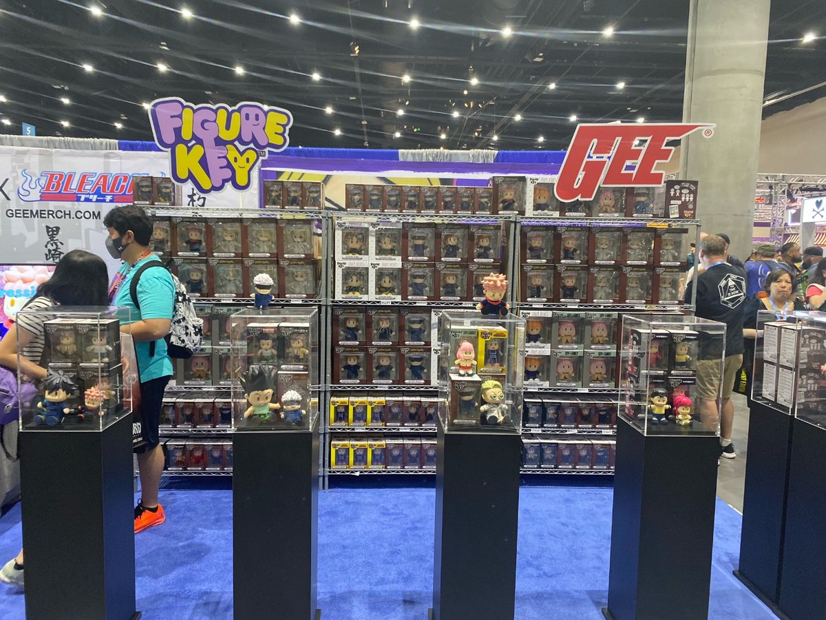 geanimation's tweet photo. geeanime SDCC 2023 Swing by booth 4635 for our FigureKey! 
Join the #geemerch with our officially licensed poseable and collectible plushies. See you at #SDCC2023!
#FigureKey #plush #DeathNote #spyxfamily #MyHeroAcademia #yuyuhakusho #HunterXHunter #FruitsBasket #JujutsuKaisen https://t.co/KuZgibkopW