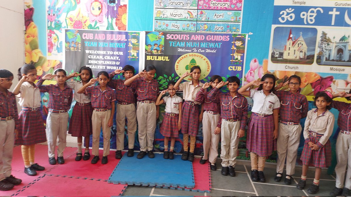 राष्ट्र की गरिमा और अखंडता के लिए सदैव तत्पर एक भारतीय स्कूल... डी ए वी पुलिस पब्लिक स्कूल नूँह मेवात, हरियाणा, भारत।