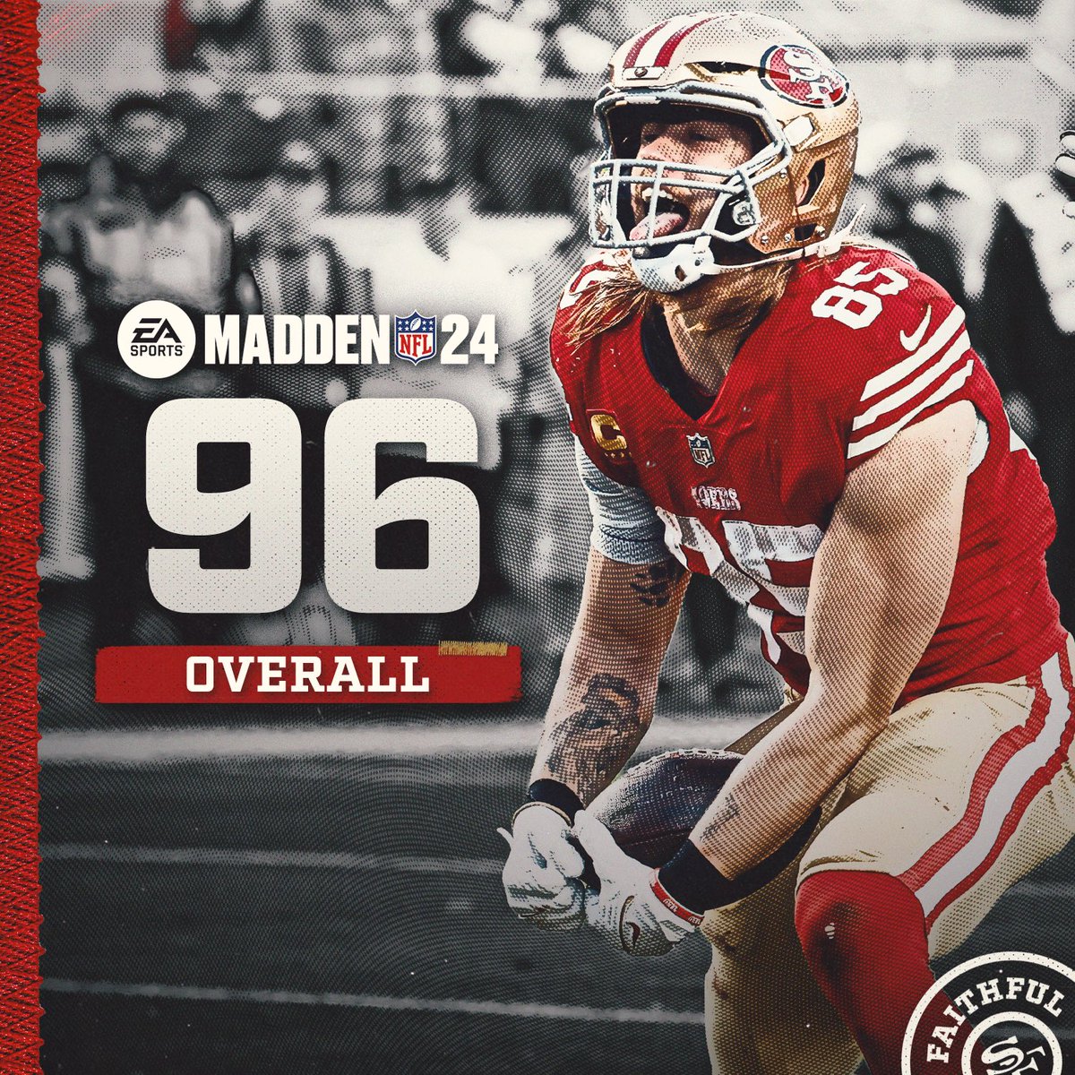 RT @49ers: The People’s Tight End

@EAMaddenNFL | #Madden24 https://t.co/xwprudT06F