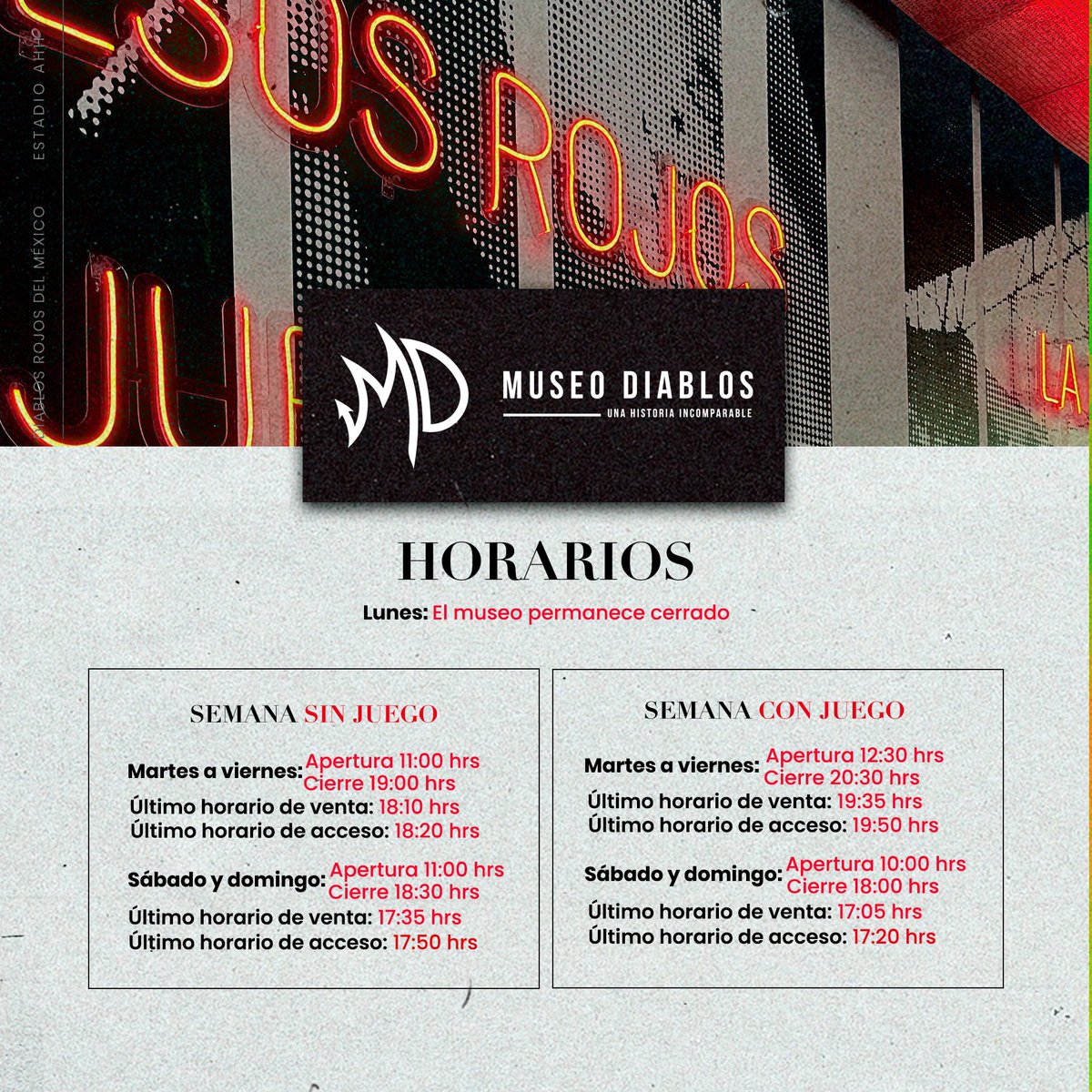 Estadio Alfredo Harp Helú on Twitter "RT MuseoDiablos Hoy es jueves