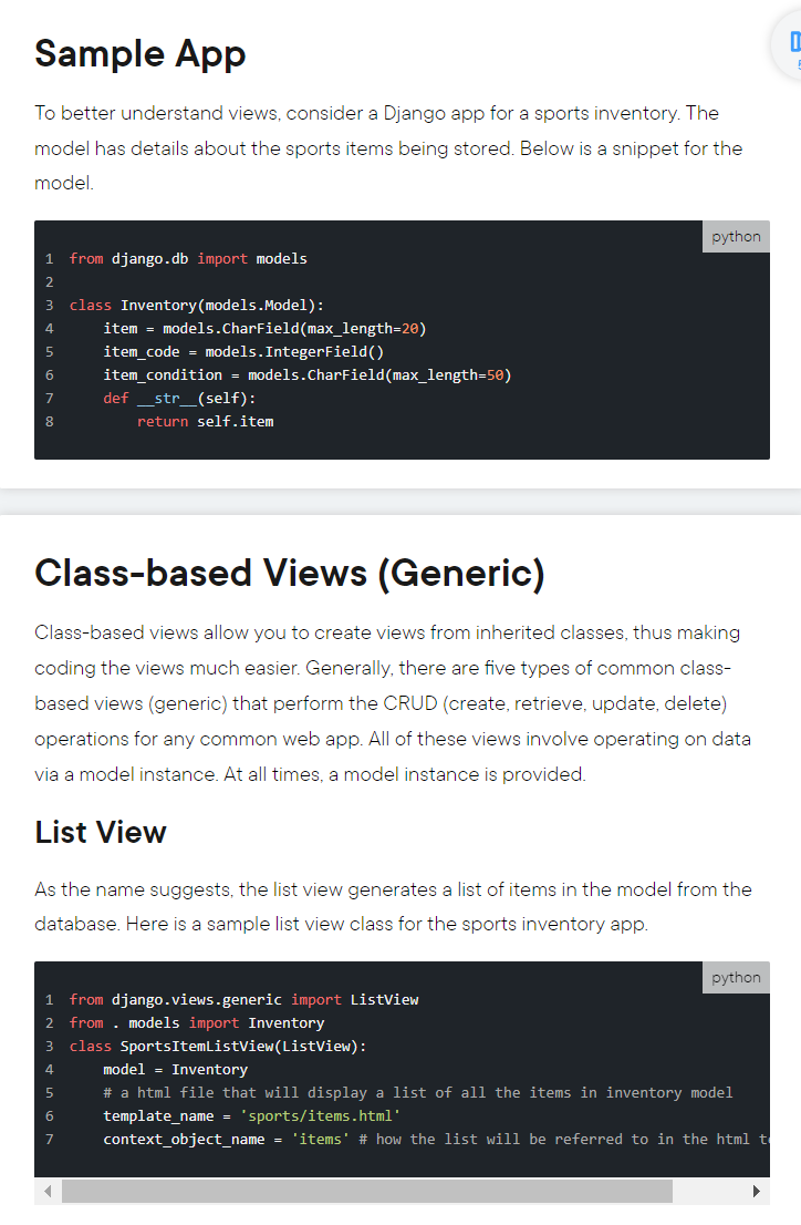 amit_tech_quest's tweet photo. Day 50
Django Views: Python functions  handling HTTP requests via URL dispatching &amp; rendering responses. Learned about  potential of Class-Based Views for abstraction &amp; reusability. 
@lftechnology 
#60DaysOfLearning2023 
#LearningWithLeapfrog 
#LSPPD50 https://t.co/Cw9xWDI9bF