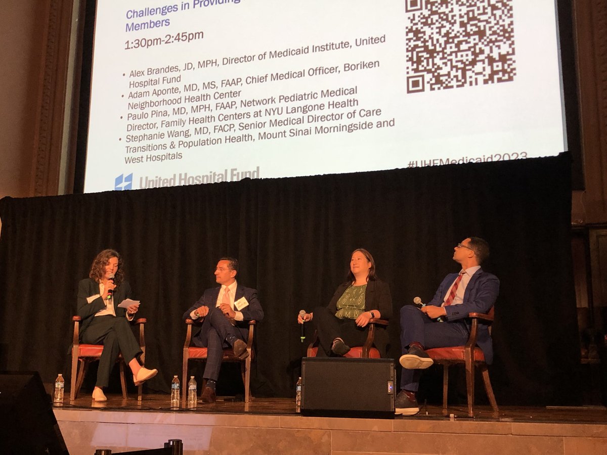 "I cannot do this by myself and the patients cannot do this by themselves," <a href="/MountSinaiNYC/">Mount Sinai Health System</a>'s Stephanie Wang, MD, FACP says a network of CBOs, social workers, case managers, etc. helps care for the whole patient

The next step is making sure services are covered. #UHFMedicaid2023