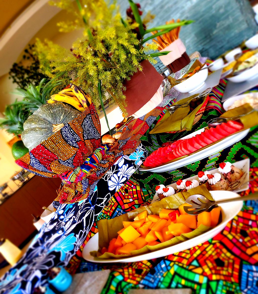 ProteaEntebbe's tweet photo. 🍽️✨ Indulge in a tantalizing array of different delicious dishes on display at the ongoing Traditional Buffet Dinner at Tides Restaurant!
#ProteaEntebbe #TraditionalBuffetDinner https://t.co/T9roApHeHd