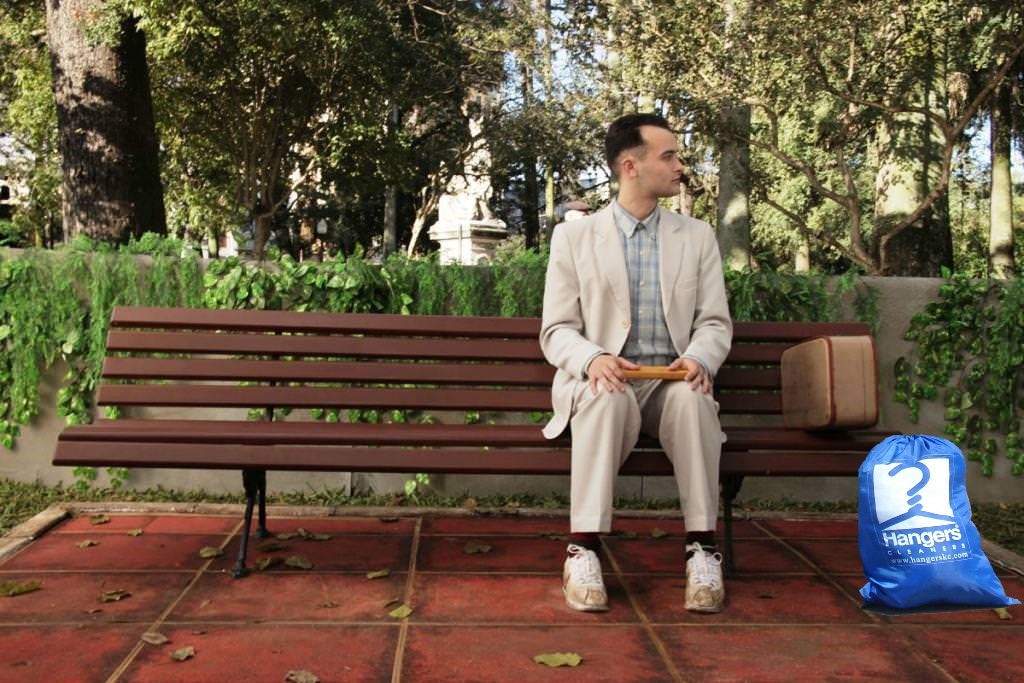 You know where to go if your "box of chocolates" melts on your clothes, right? #lifeisaboxofchocolates #forestgump