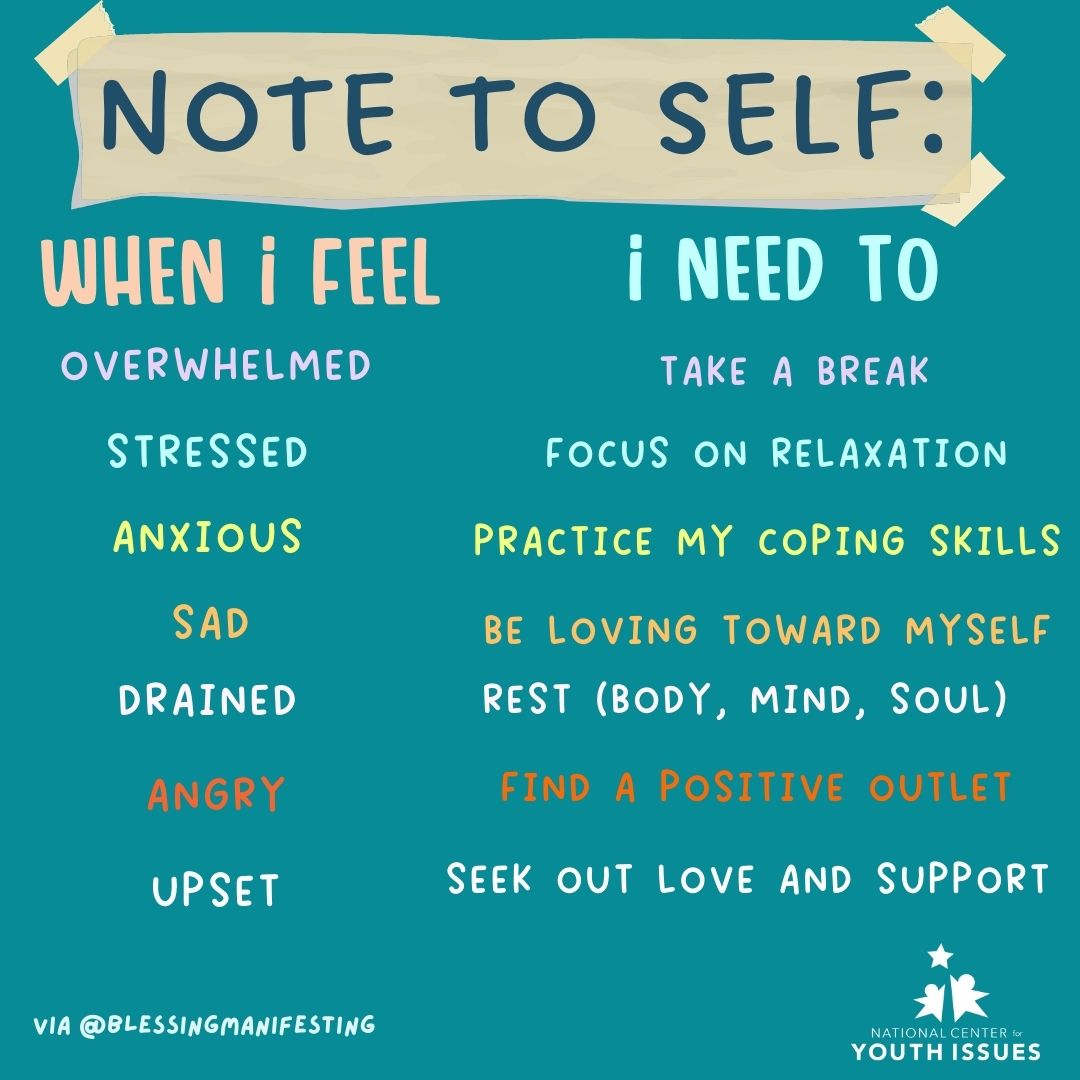 NCYI's tweet image. We spend a lot of time redirecting big feelings...it's a good reminder for us to do the same for ourselves. We get to feel it and then let it move on.

#bigfeelings #redirection