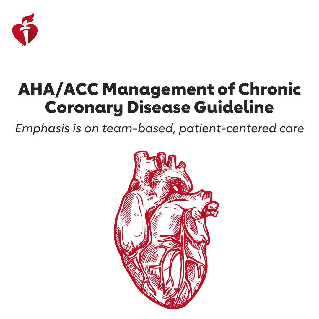 AHA Science (@ahascience) on Twitter photo 🆕 Management of Chronic Coronary Disease Guideline, published today with @ACCInTouch, affirms a heart-healthy diet & lifestyle are the best ways to prevent worsening health for the 20M+ Americans with CCD. #CCDGuideline
Read more here: spr.ly/6015PrXZx
✍️ <a href="/virani_md/">Salim Virani</a> 🆕 Management of Chronic Coronary Disease Guideline, published today with @ACCInTouch, affirms a heart-healthy diet & lifestyle are the best ways to prevent worsening health for the 20M+ Americans with CCD. #CCDGuideline
Read more here: spr.ly/6015PrXZx
✍️ <a href="/virani_md/">Salim Virani</a>