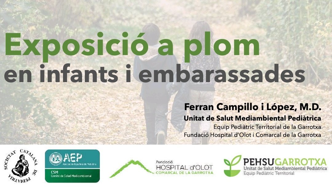 PEHSUGarrotxa's tweet photo. Avui participació de la #PEHSU @hospiolot a les sessions científiques organitzades per l'Agència de Salut Pública de Catalunya per explicar el Pla d'acció clínica de detecció i maneig del #plom en infants i embarassades a Bonmatí. https://t.co/WFLFdFyqZq